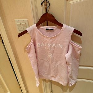 BALMAIN TUNIC DRESS WITH OPEN SHOULDER WORN ONCE